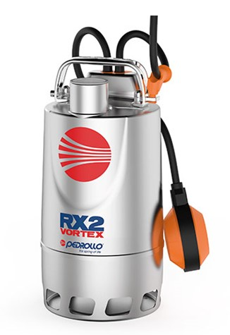 Pompe vide-caves inox Pedrollo RX Vortex pour drainage et relevage d’eau dans caves et sous-sols